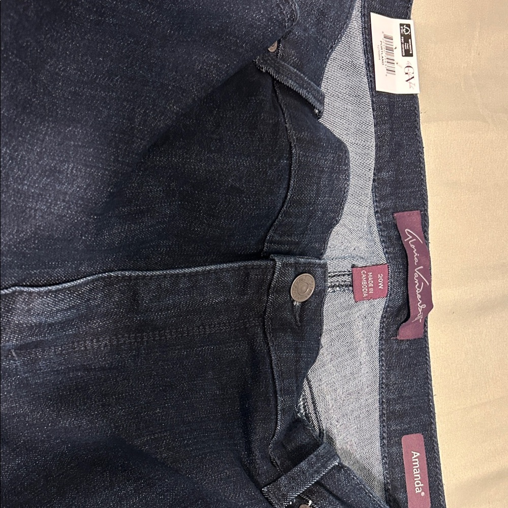 Gloria Vanderbilt Women's High Rise Jeans - Deep Indigo